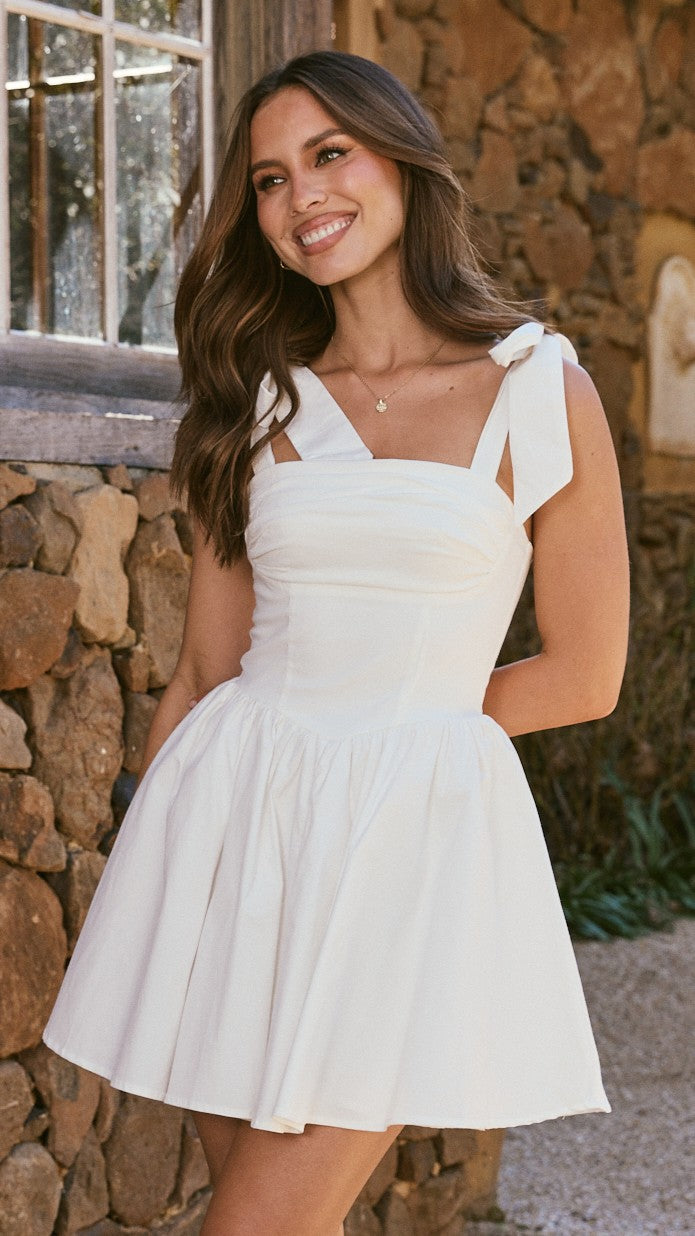 Haisley Mini Dress - White - Buy Women's Dresses - Billy J