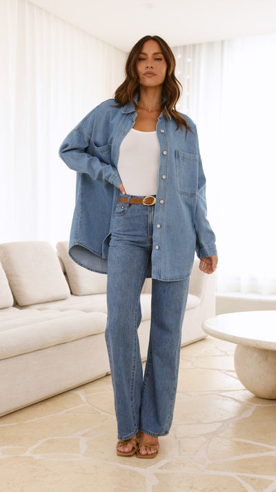 Load image into Gallery viewer, Blake Denim Jeans - Mid Denim - Billy J
