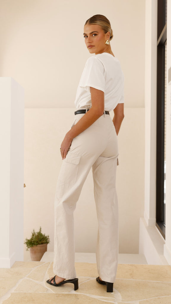 Tamara Pants - Cream - Billy J