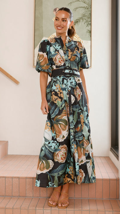 Load image into Gallery viewer, Hedley Maxi Dress - Noir - Billy J
