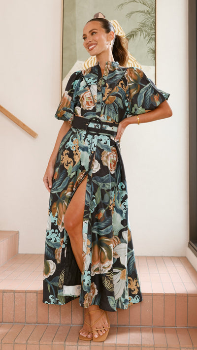 Load image into Gallery viewer, Hedley Maxi Dress - Noir - Billy J
