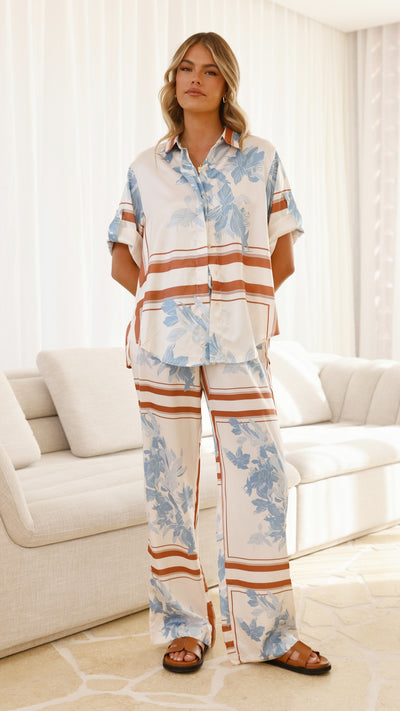 Load image into Gallery viewer, Valene Pants - Amore Print - Billy J
