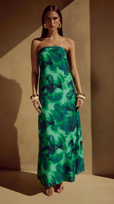 Load image into Gallery viewer, Alba Maxi Dress - Calista Green - Billy J
