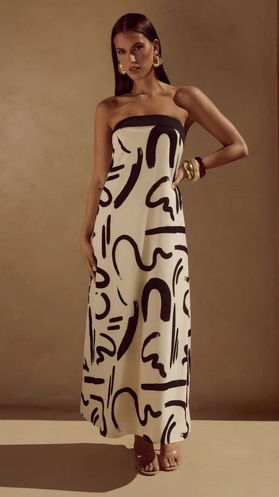 Load image into Gallery viewer, Alba Maxi Dress - York Sand - Billy J
