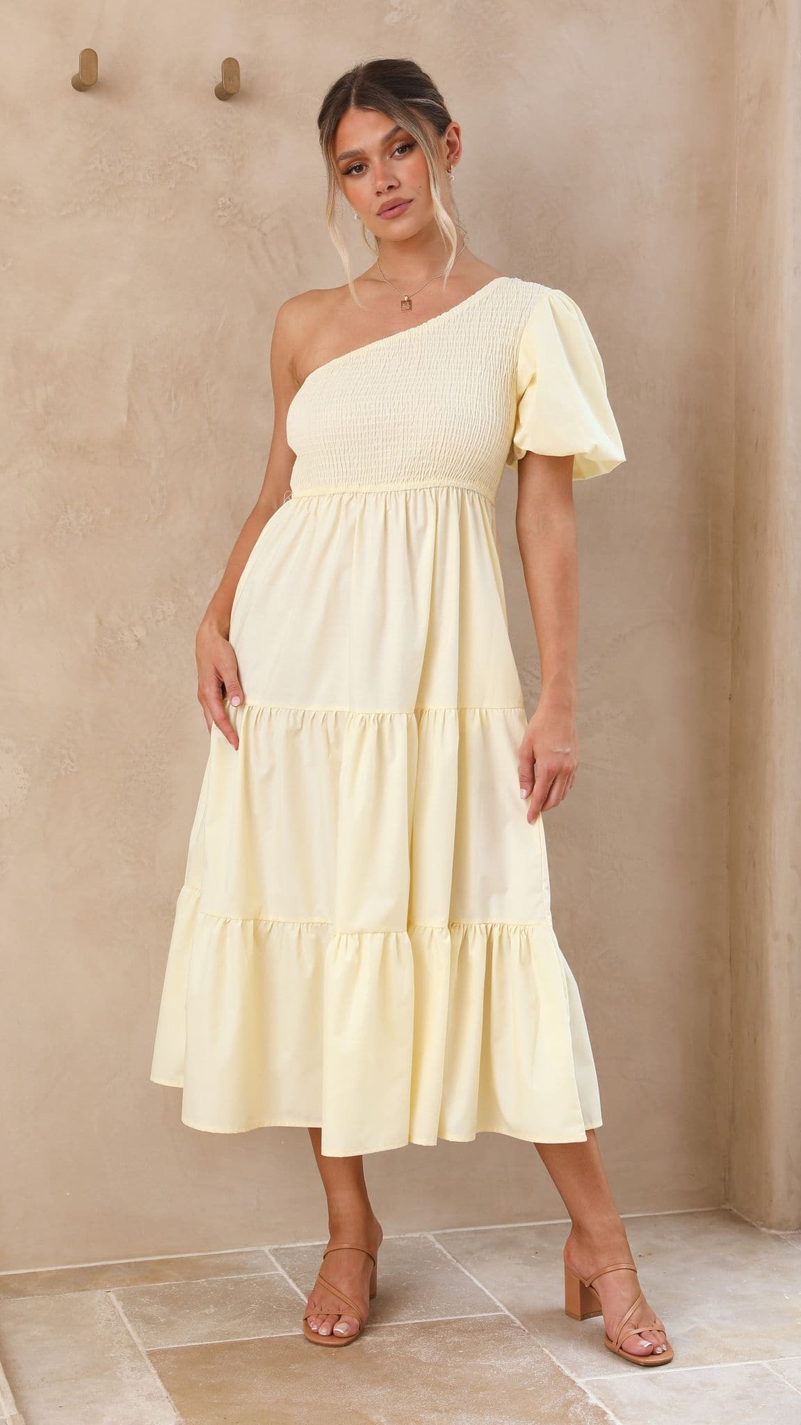 Frankie Maxi Dress - Yellow - Billy J