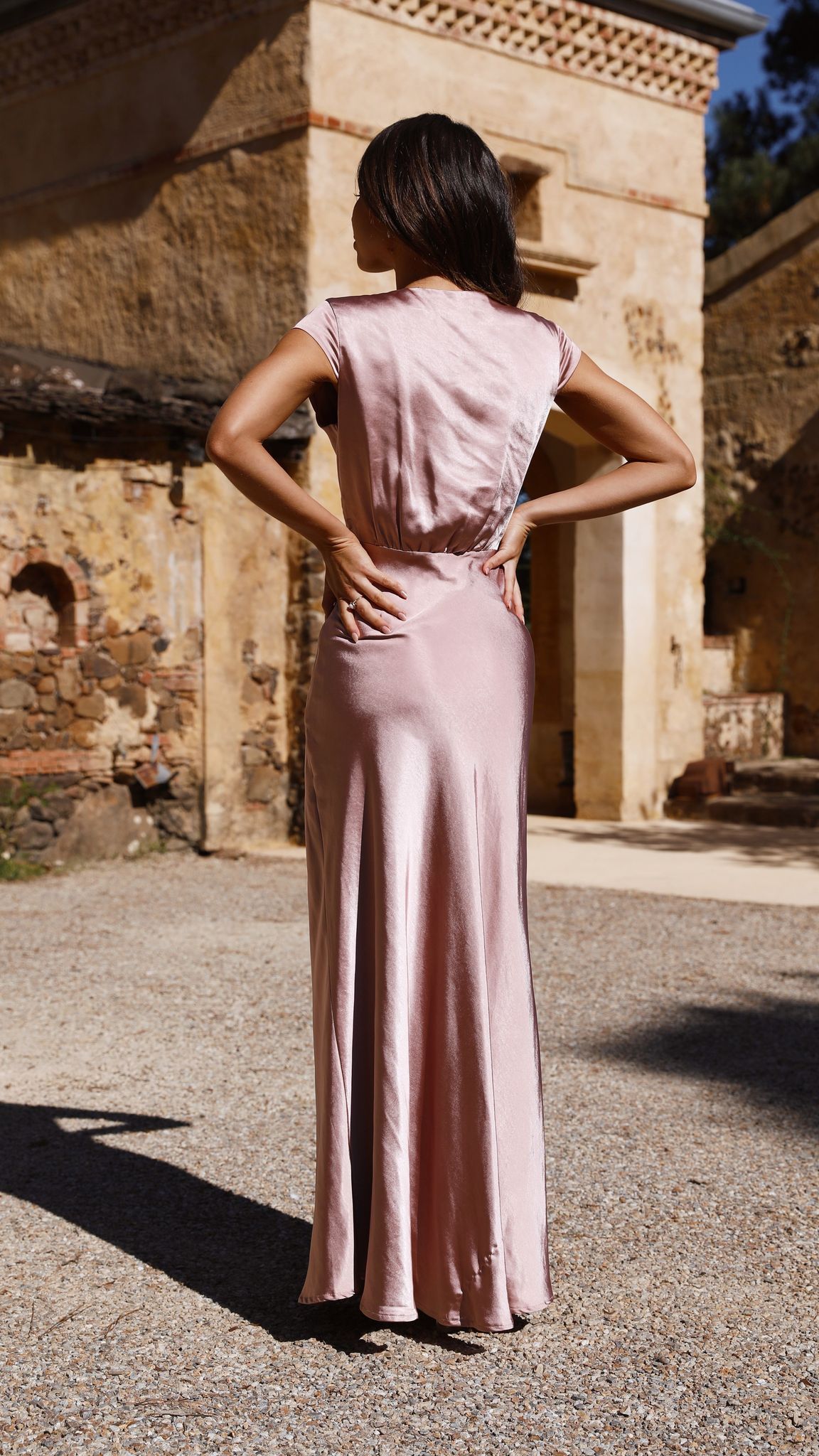 Selma Maxi Dress - Dusty Pink - Billy J