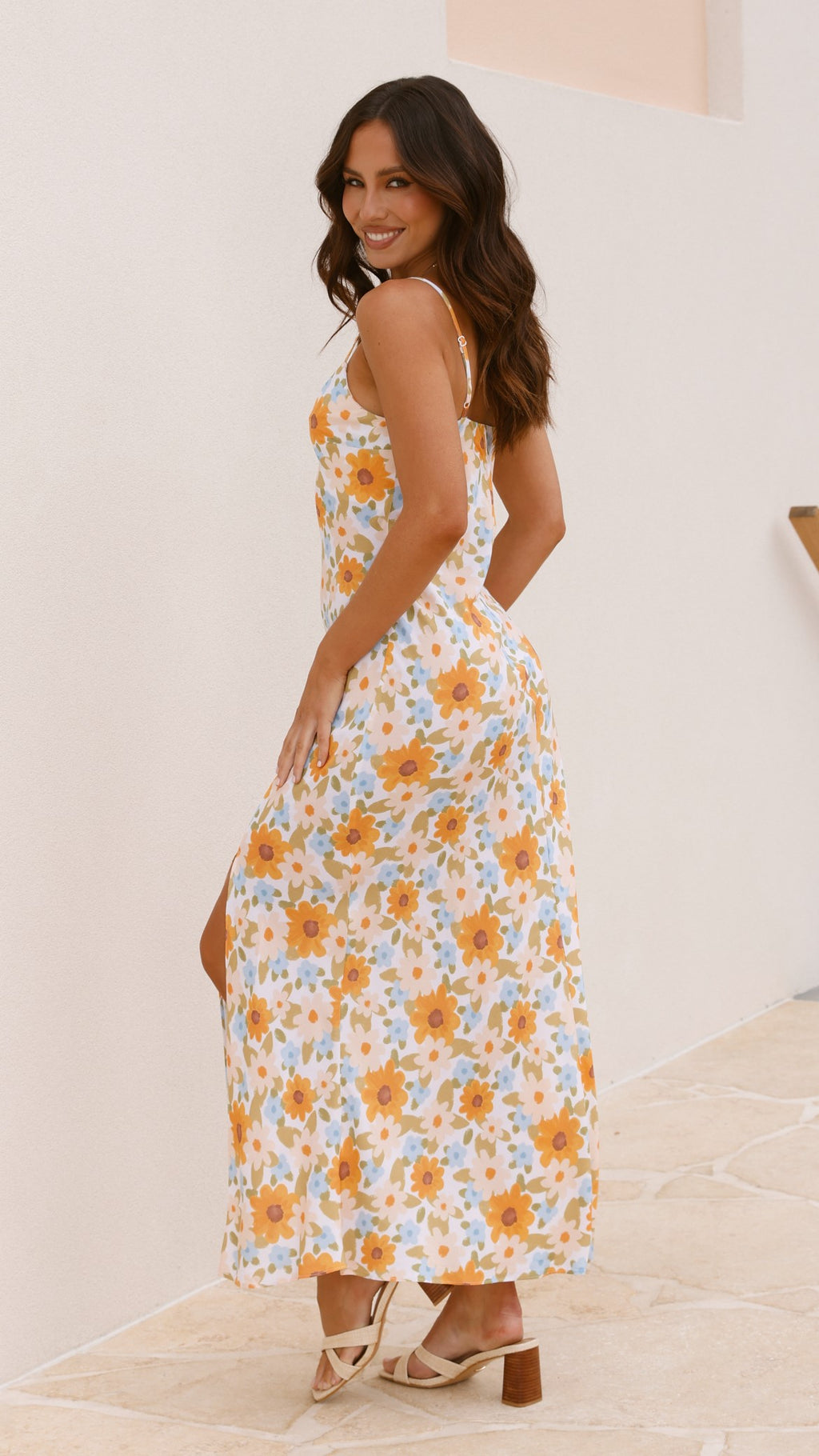 Daisy Maxi Dress - Vintage Floral - Billy J