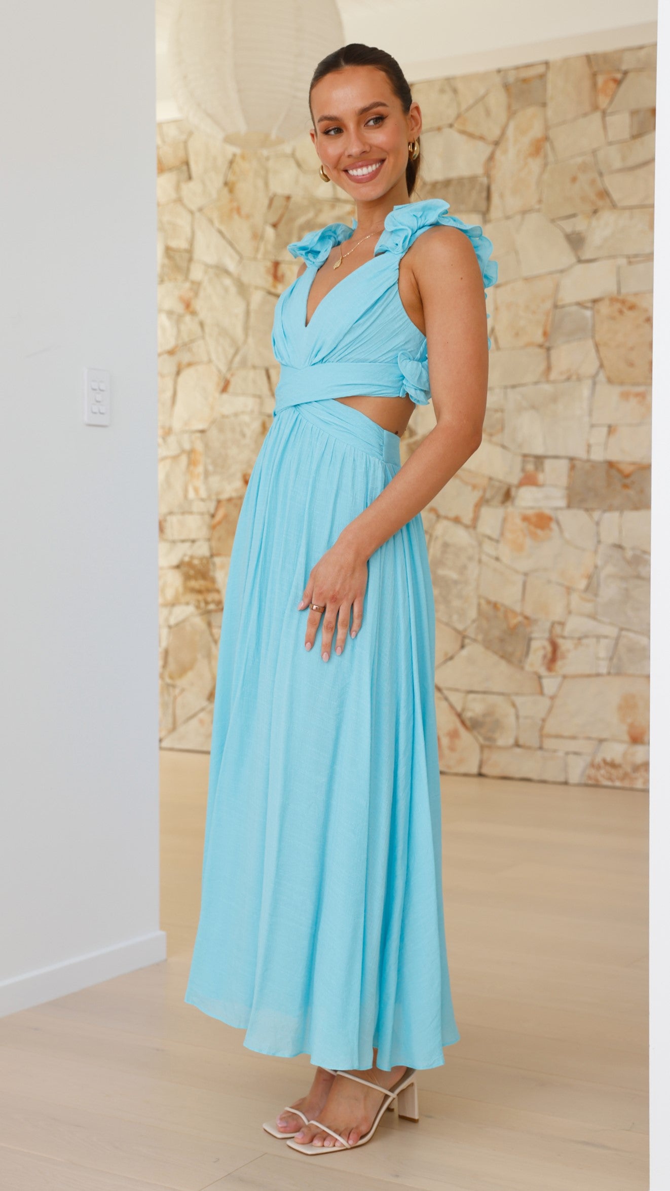 Galilhai Maxi Dress - Blue - Billy J