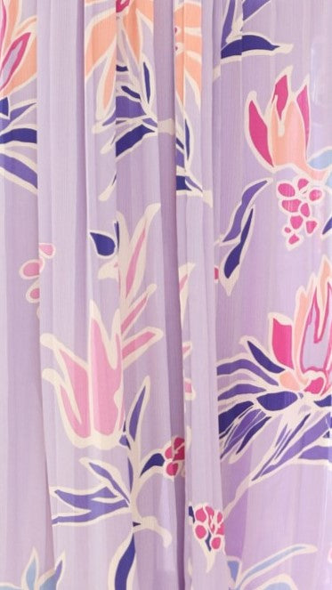 Load image into Gallery viewer, Anita Maxi Dress - Lilac Floral - Billy J
