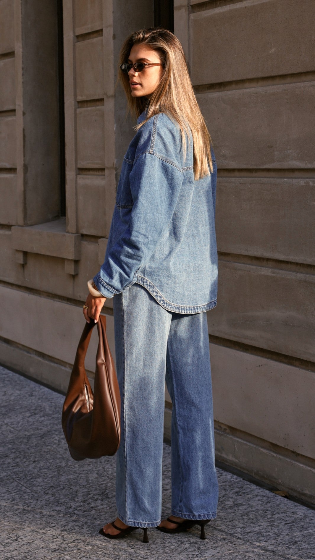 Zaeli Denim Shirt - Mid Blue - Buy Women's Denim - Billy J