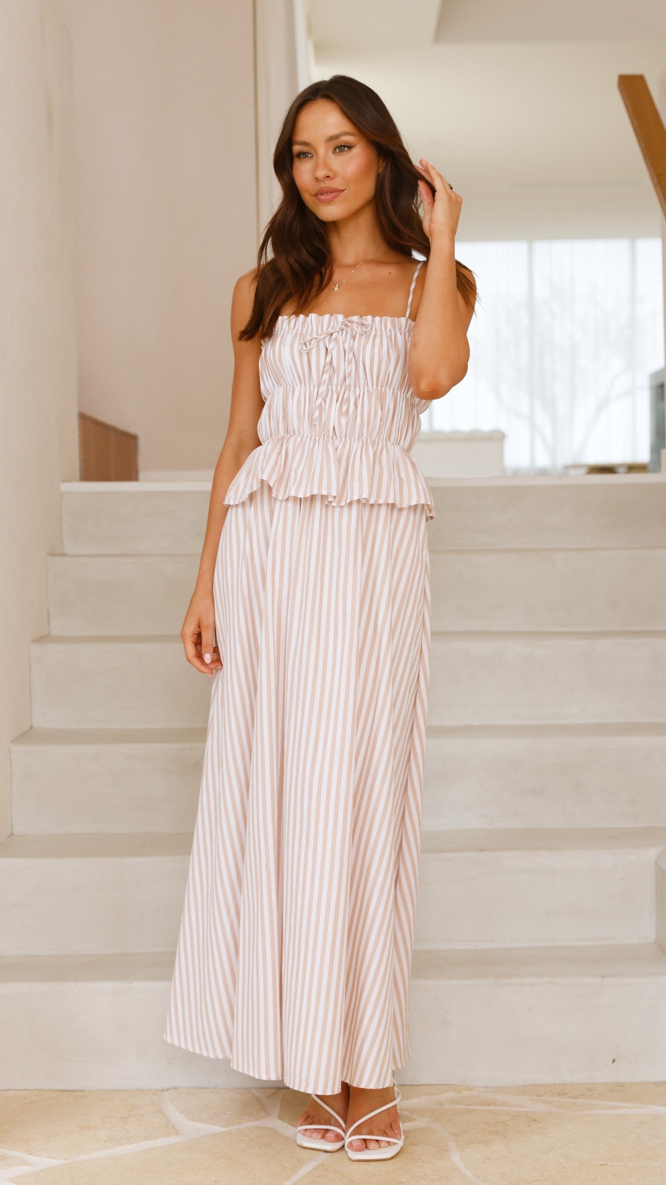 Misty Maxi Dress - Beige - Billy J