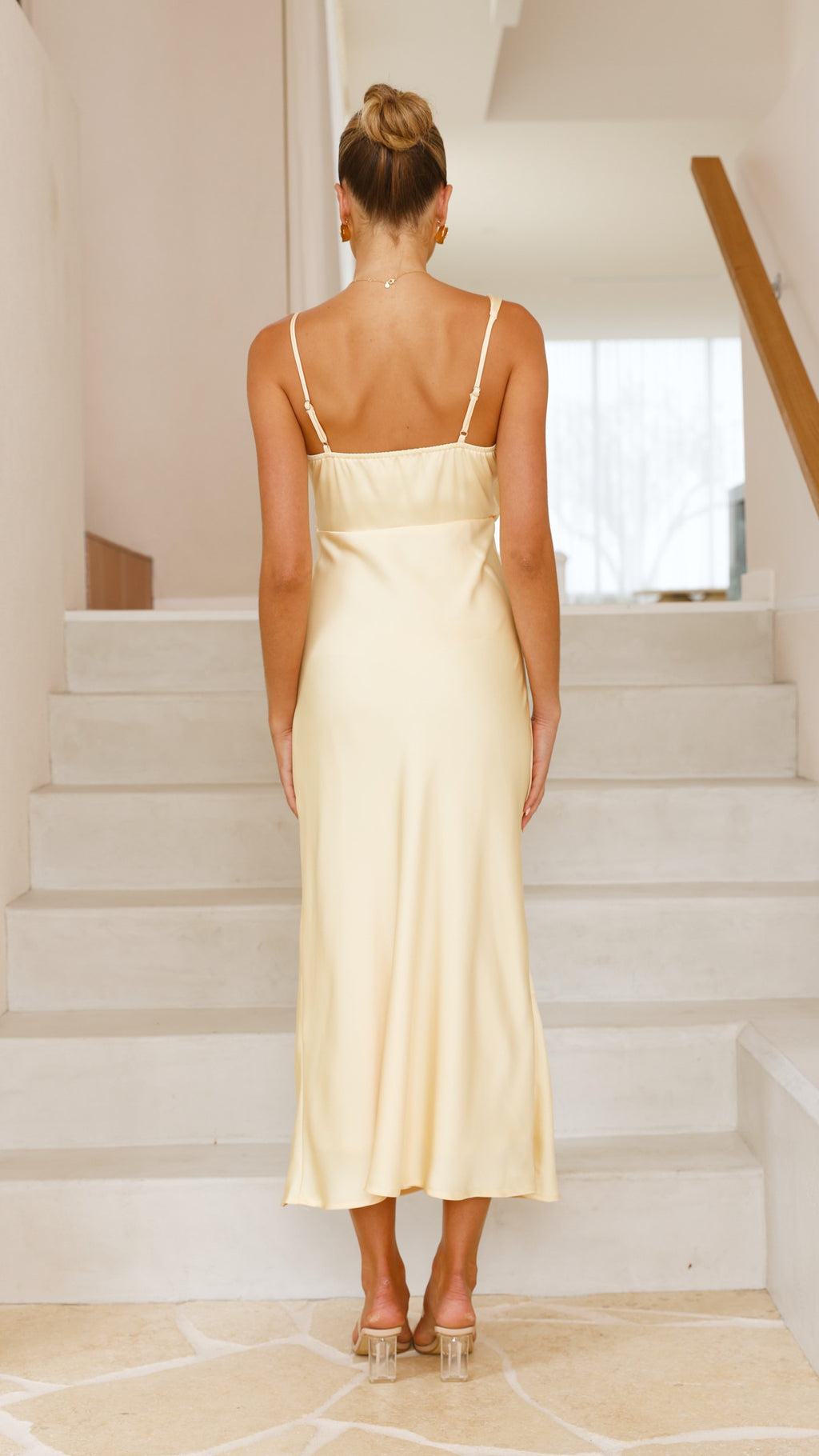 Audrey Maxi Dress - Yellow - Billy J