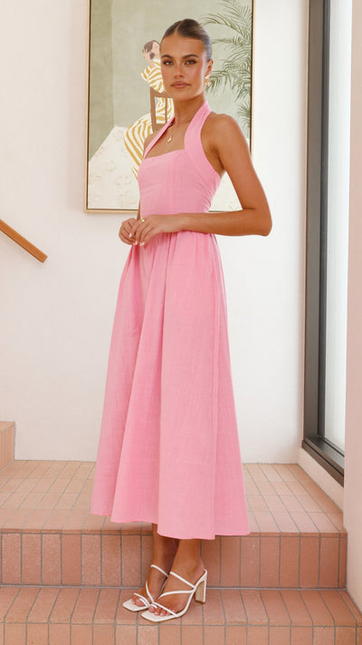 Load image into Gallery viewer, Caden Maxi Dress - Pink - Billy J
