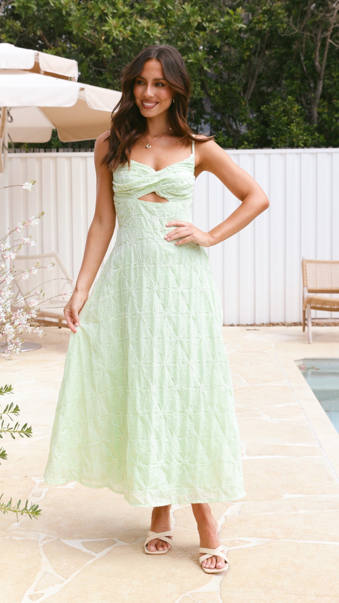 Nora Maxi Dress - Mint - Billy J