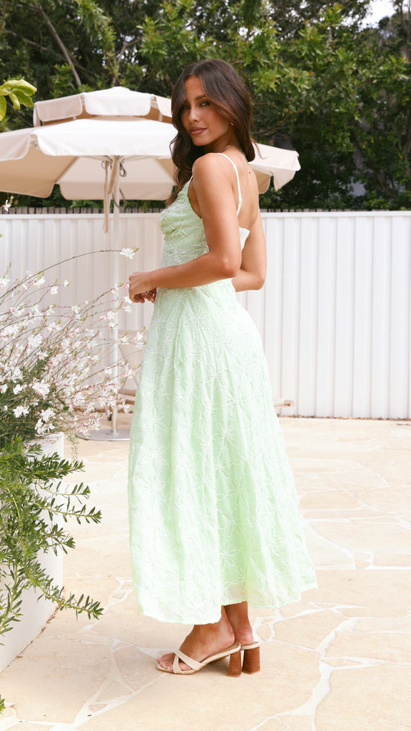 Nora Maxi Dress - Mint - Billy J