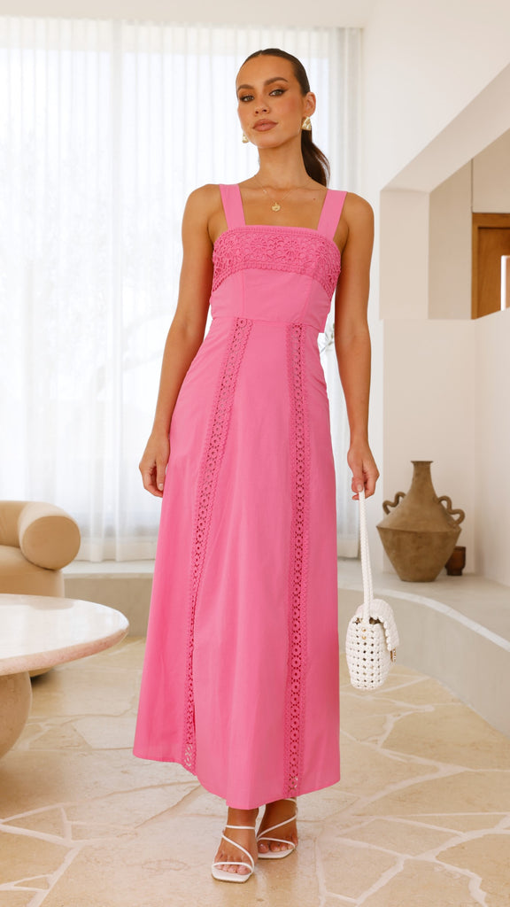 Takala Maxi Dress - Pink - Billy J