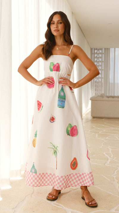 Load image into Gallery viewer, Mykonos Maxi Dress - Multi - Billy J
