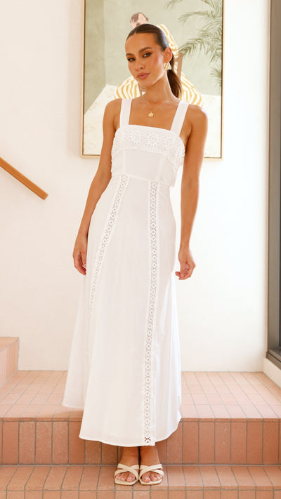 Load image into Gallery viewer, Takala Maxi Dress - Off White - Billy J
