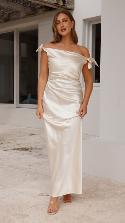 Load image into Gallery viewer, Frida Maxi Dress - Champagne - Billy J
