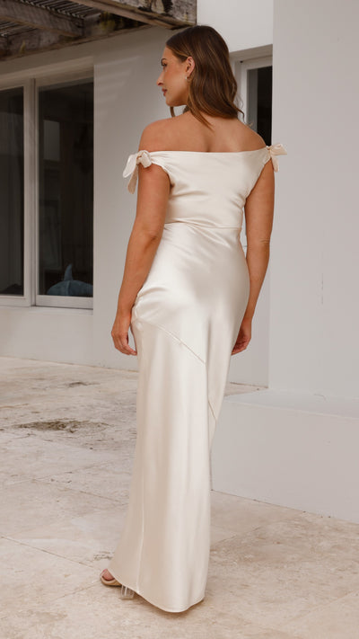 Load image into Gallery viewer, Frida Maxi Dress - Champagne - Billy J
