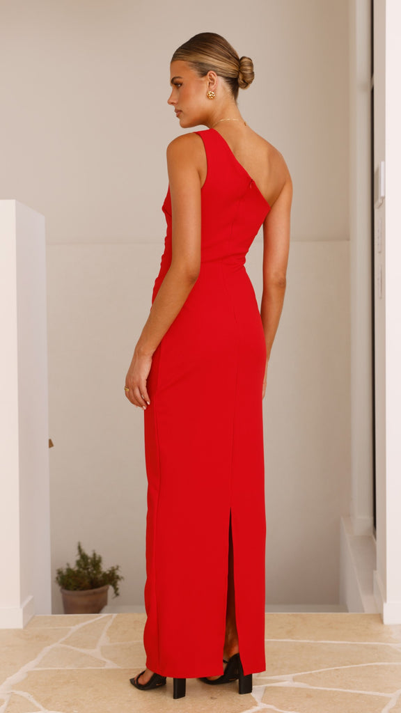 Cataleya Maxi Dress - Red - Billy J