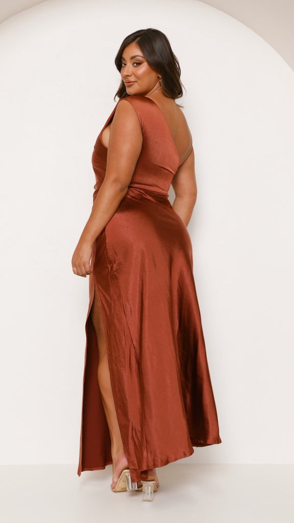 Victoria Maxi Dress - Rust - Billy J