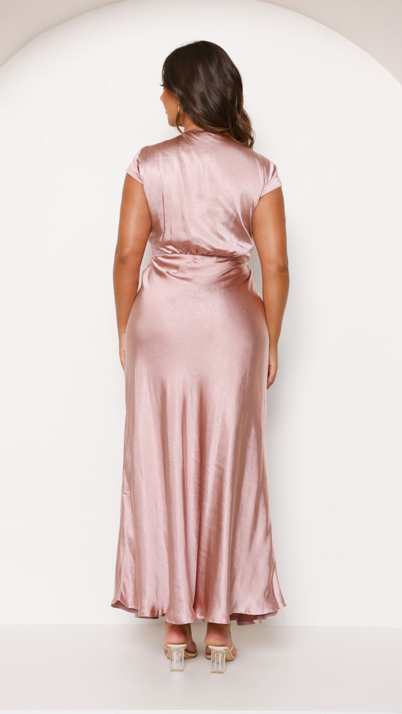 Selma Maxi Dress - Dusty Pink - Billy J