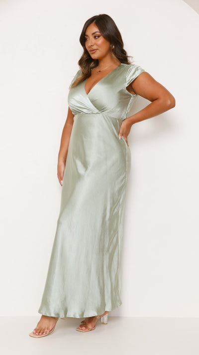 Load image into Gallery viewer, Selma Maxi Dress - Sage - Billy J
