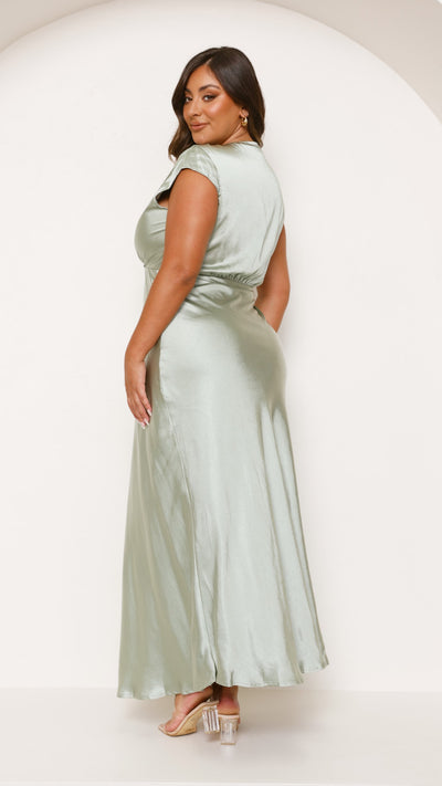 Load image into Gallery viewer, Selma Maxi Dress - Sage - Billy J
