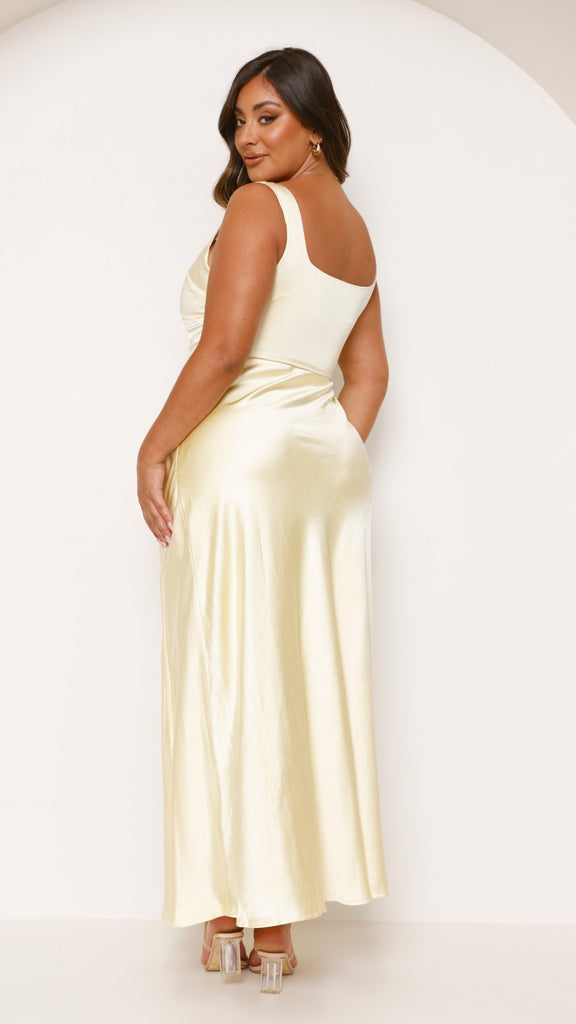 Alaria Maxi Dress - Yellow - Billy J