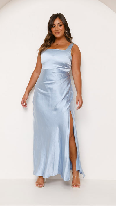 Load image into Gallery viewer, Alaria Maxi Dress - Blue - Billy J
