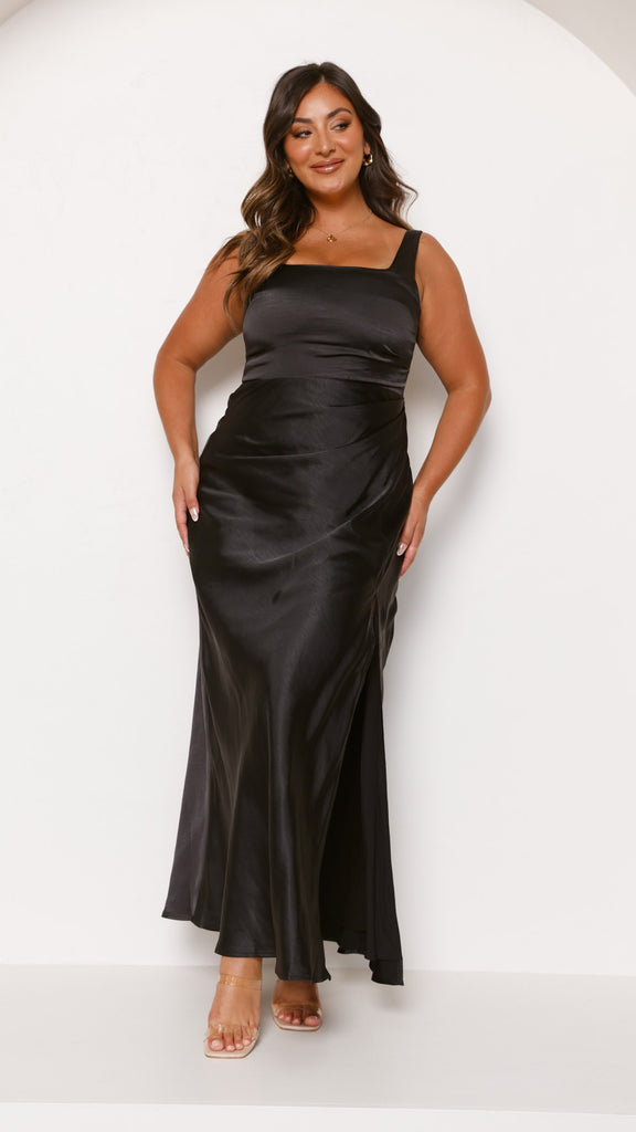 Alaria Maxi Dress - Black - Billy J