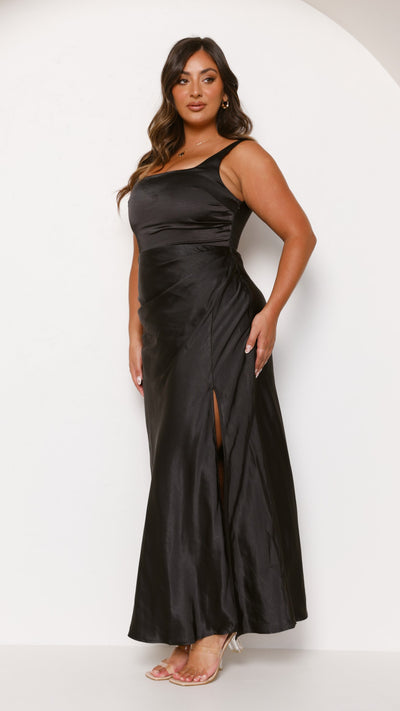 Load image into Gallery viewer, Alaria Maxi Dress - Black - Billy J
