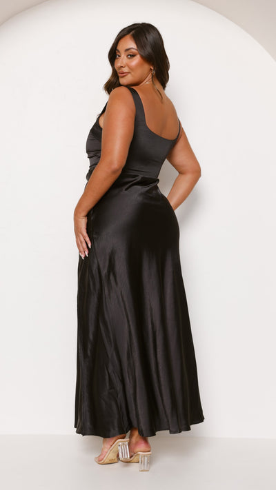 Load image into Gallery viewer, Alaria Maxi Dress - Black - Billy J
