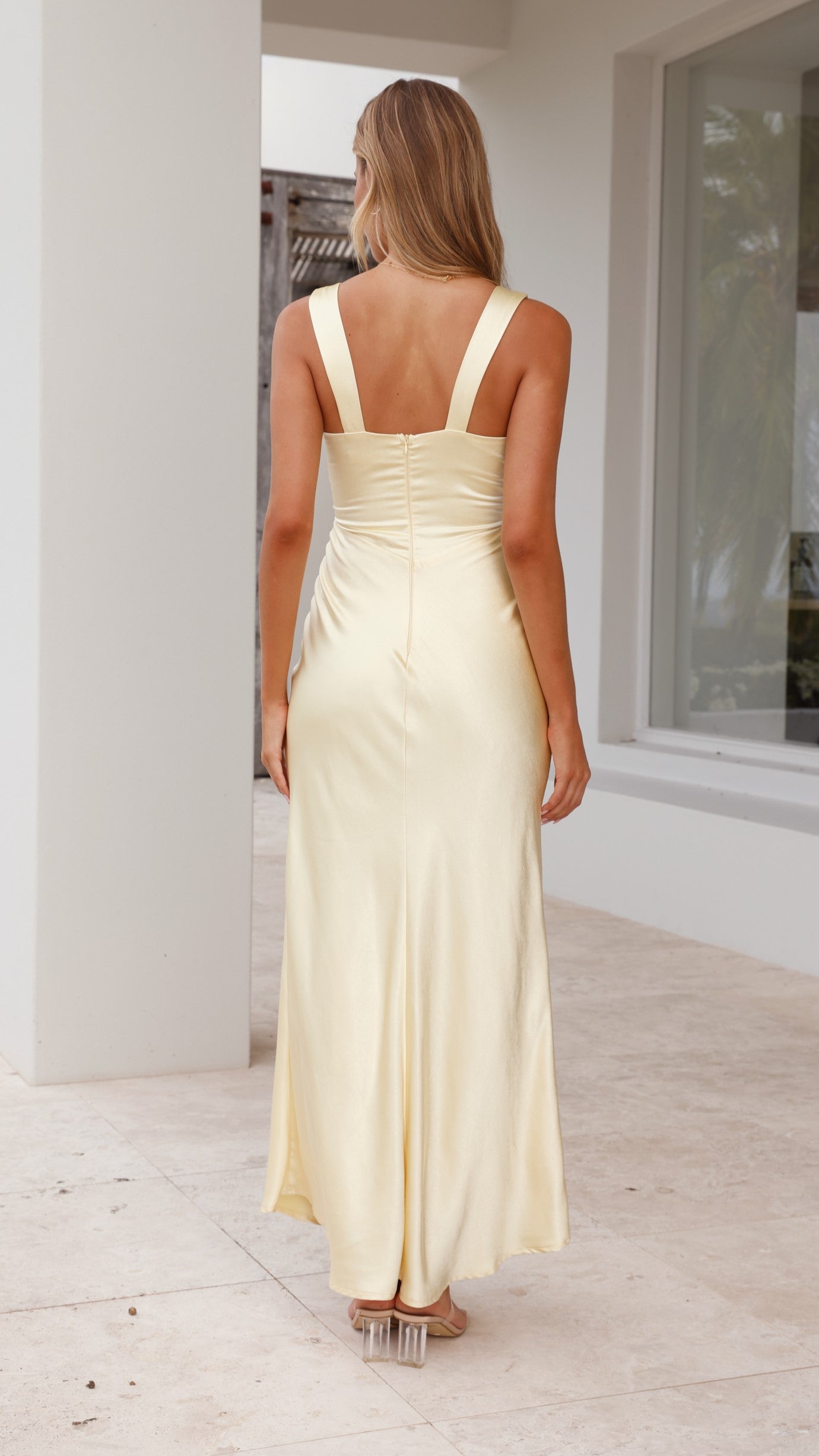 Sofia Maxi Dress - Yellow - Billy J