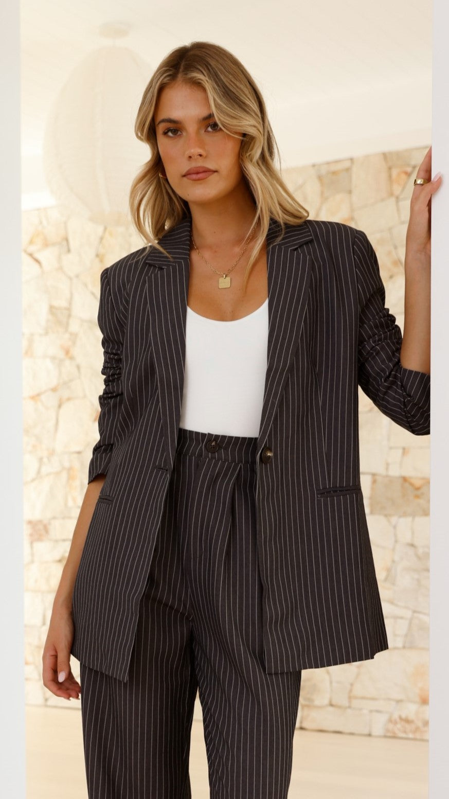 Maya Blazer - Charcoal - Billy J