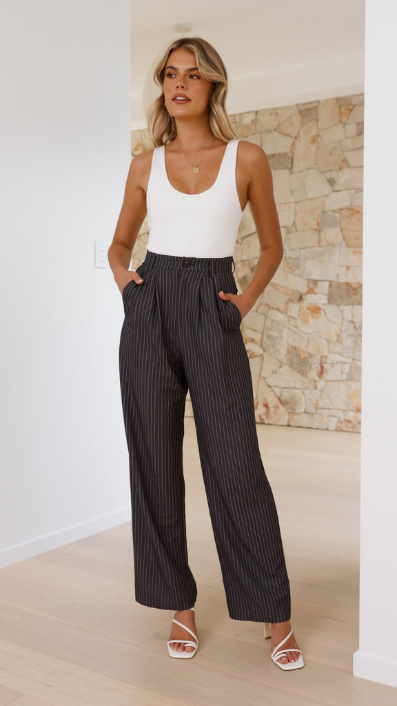 Maya Pants - Charcoal - Billy J