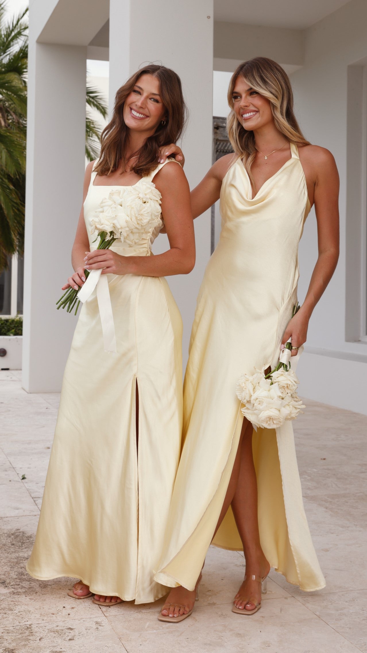 Alaria Maxi Dress - Yellow - Billy J