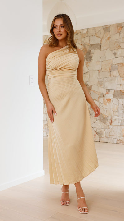 Load image into Gallery viewer, Marissa Maxi Dress - Yellow - Billy J
