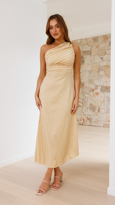 Load image into Gallery viewer, Marissa Maxi Dress - Yellow - Billy J
