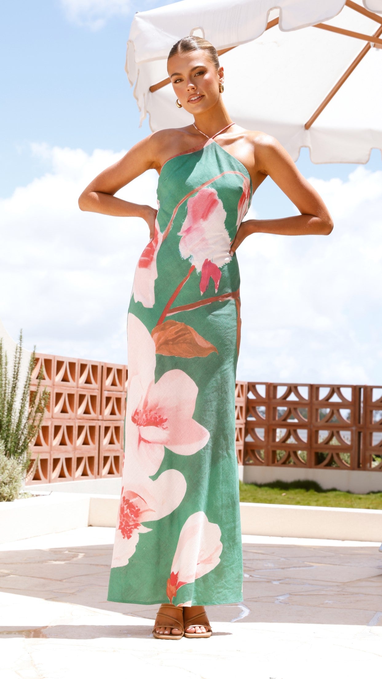 Chiara Maxi Dress - Wild Orchid - Billy J