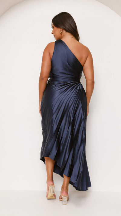 Load image into Gallery viewer, Olivia Maxi Dress - Navy - Billy J
