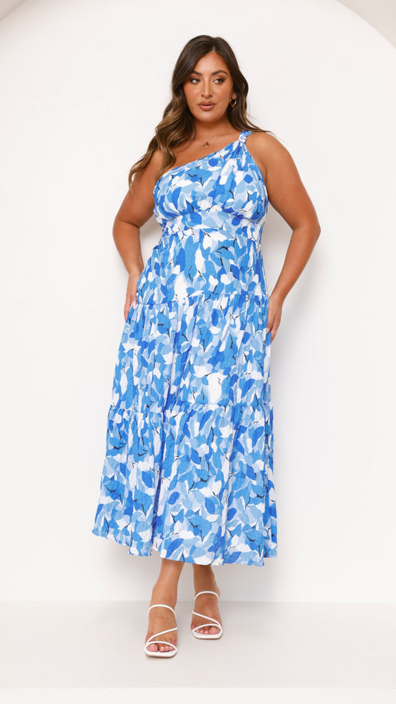 Jayma Maxi Dress - Blue Floral - Billy J