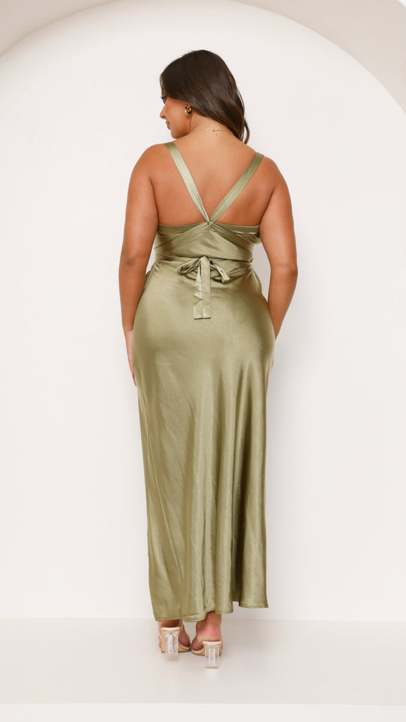 Zendaya Maxi Dress - Olive - Billy J