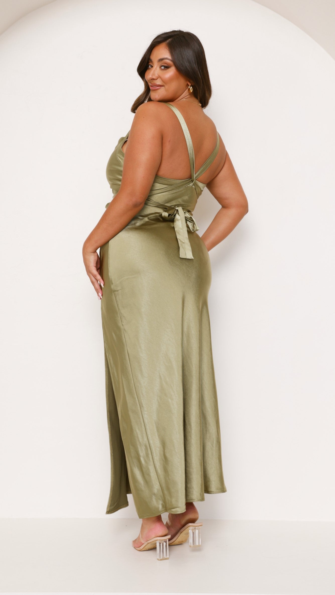 Zendaya Maxi Dress - Olive - Billy J