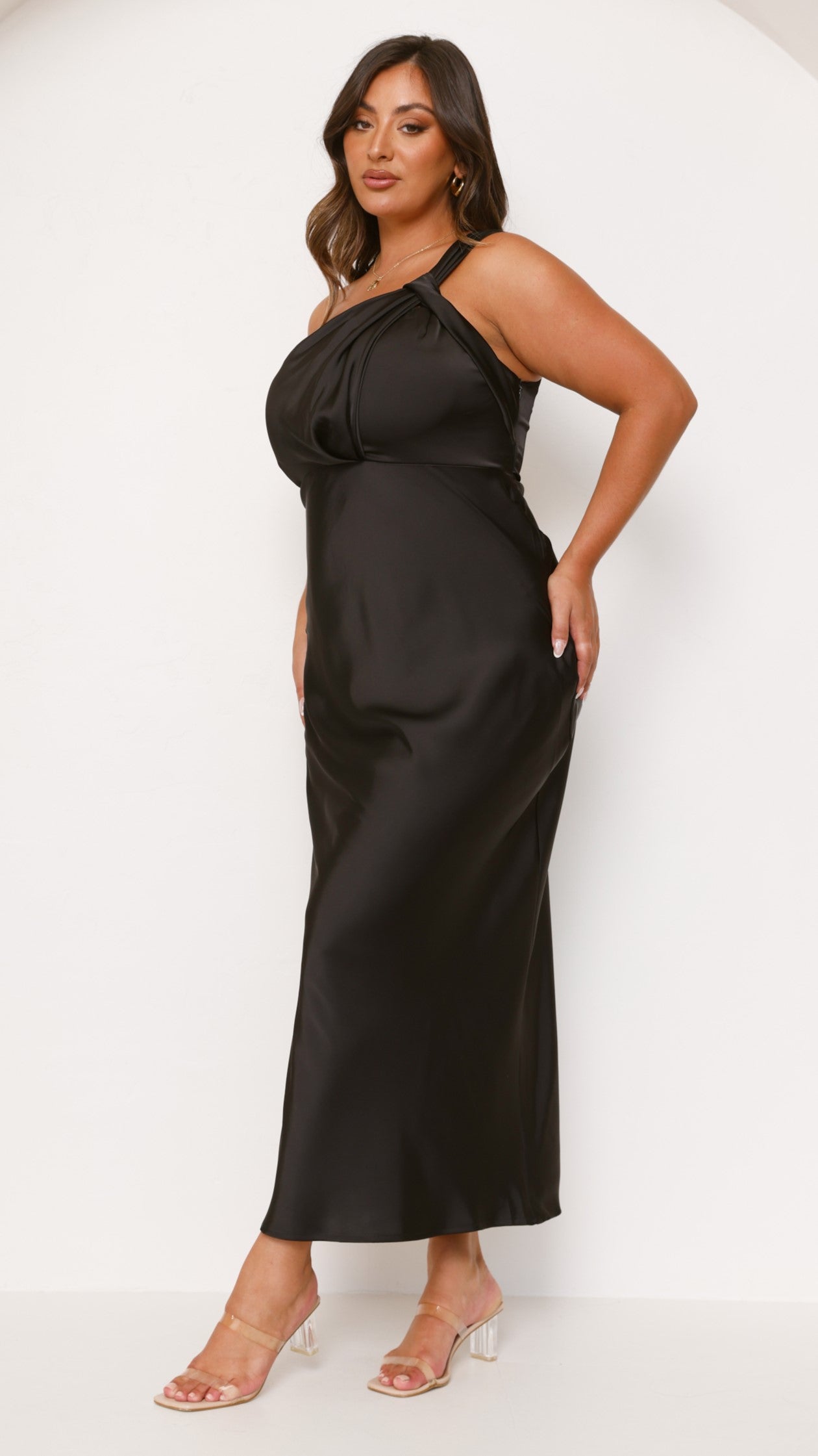 Greta Maxi Dress - Black - Billy J