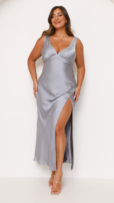 Load image into Gallery viewer, Taylor Maxi Dress - Steel Blue - Billy J
