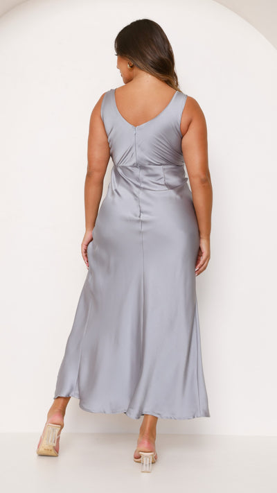 Load image into Gallery viewer, Taylor Maxi Dress - Steel Blue - Billy J
