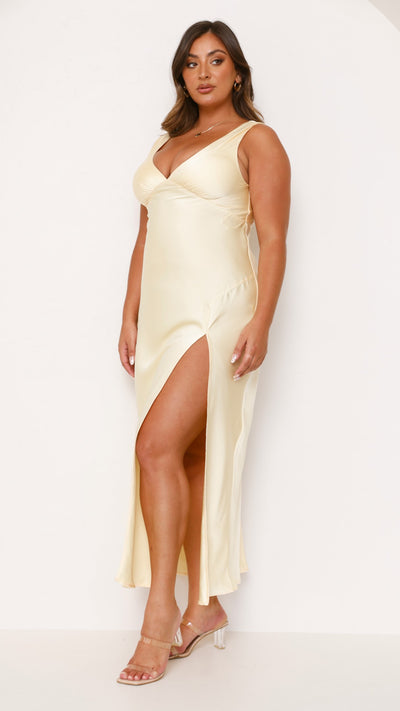 Load image into Gallery viewer, Taylor Maxi Dress - Yellow - Billy J
