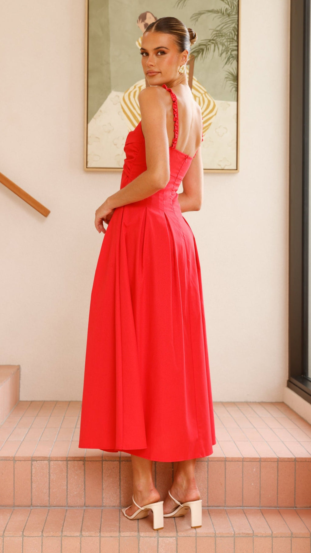 Bryce Maxi Dress - Red - Billy J